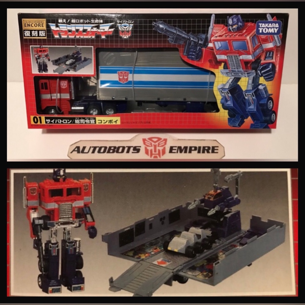 Vintage TAKARA TOMY TRANSFORMERS ENCORE REISSUE OPTIMUS PRIME 1 Mp Toy G1 Comic
